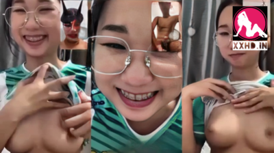 คลิปโป๊คอลเสียว แว่นมานี่มา สาวแว่นเปิดกล้องวีดีโอคอลเสียวกับแฟน แล้วแฟนหื่นขอดูนมหน่อย กำลังเงี่ยน