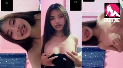 คลิปโป๊คอลเสียว คู่รักวัยรุ่นเปิดกล้องวีดีโอคอลเสียวกัน หนุ่มหื่นขอให้สาวแก้ผ้าโชว์นมยั่วๆ อยากช่วยตัวเองจนทนไม่ไหว